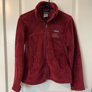 PATAGONIA Maroon/Wine Polaris Fleece Jacket Size Small